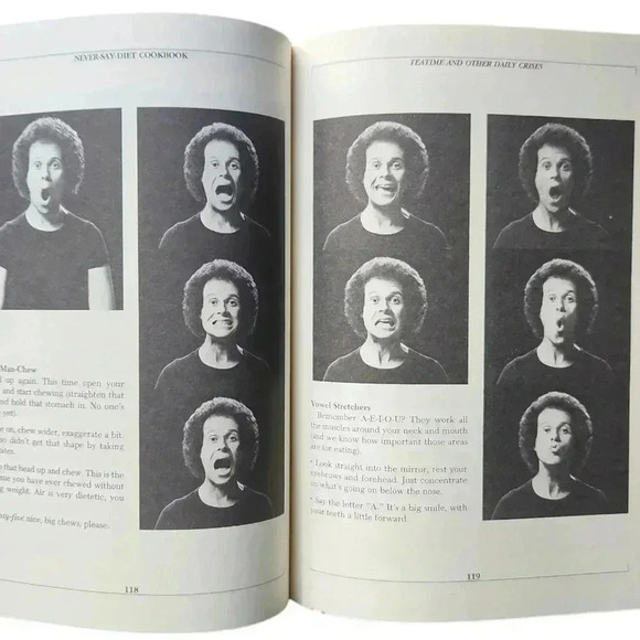 Vintage 1982 Never-Say-Diet Cookbook by Richard Simmons - Picture 9 of 15